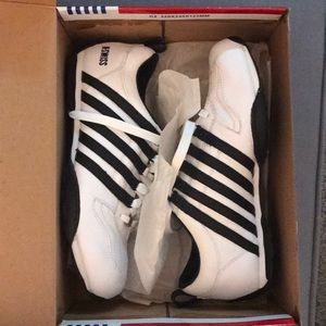 K Swiss Men’s Lanto White/black Size 10 Medium